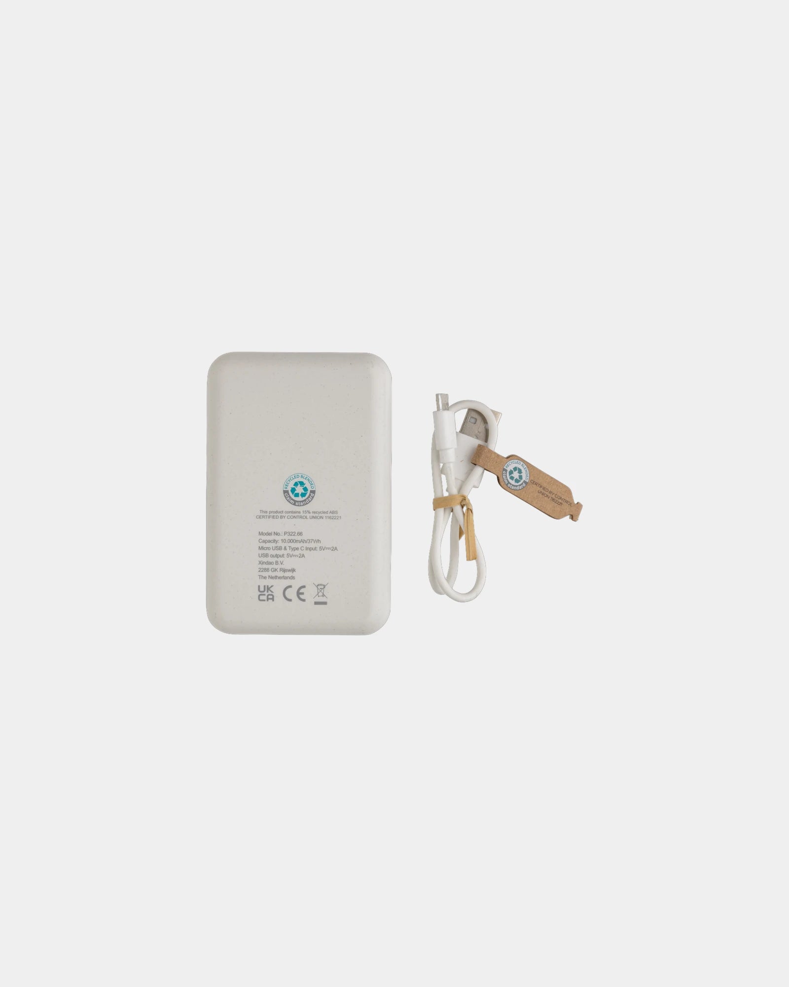 Powerbank 10.000 mAh recycelt zum Personalisieren - 15
