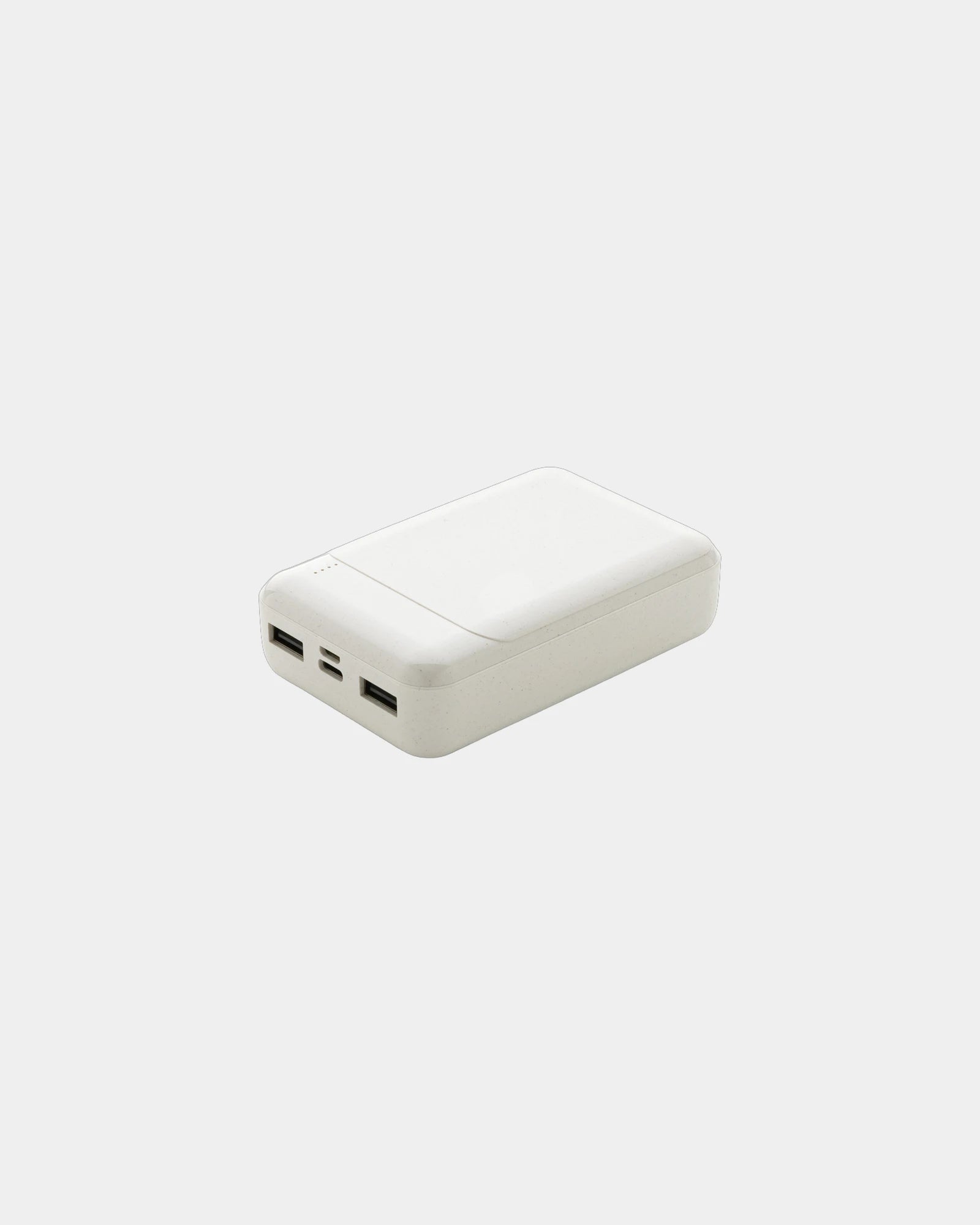 Powerbank 10.000 mAh recycelt zum Personalisieren - Weiß