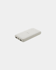 Powerbank 8000 mAh recycelt mit induktivem Laden zum Personalisieren - Weiß
