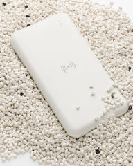 Powerbank 8000 mAh recycelt mit induktivem Laden zum Personalisieren - 15
