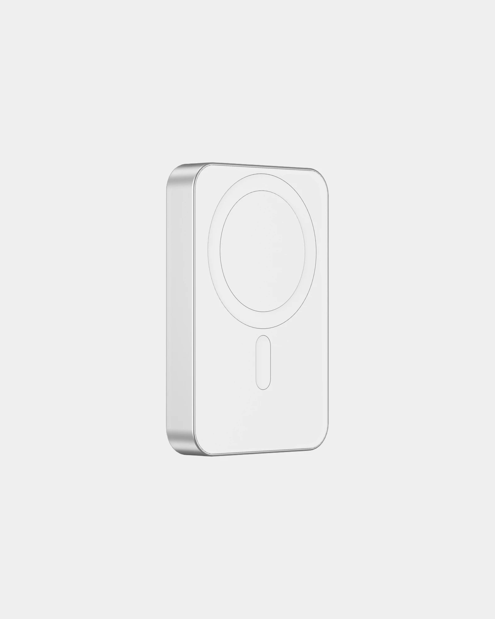 Powerbank 10.000 mAh Aluminium recycelt zum Personalisieren - Silber