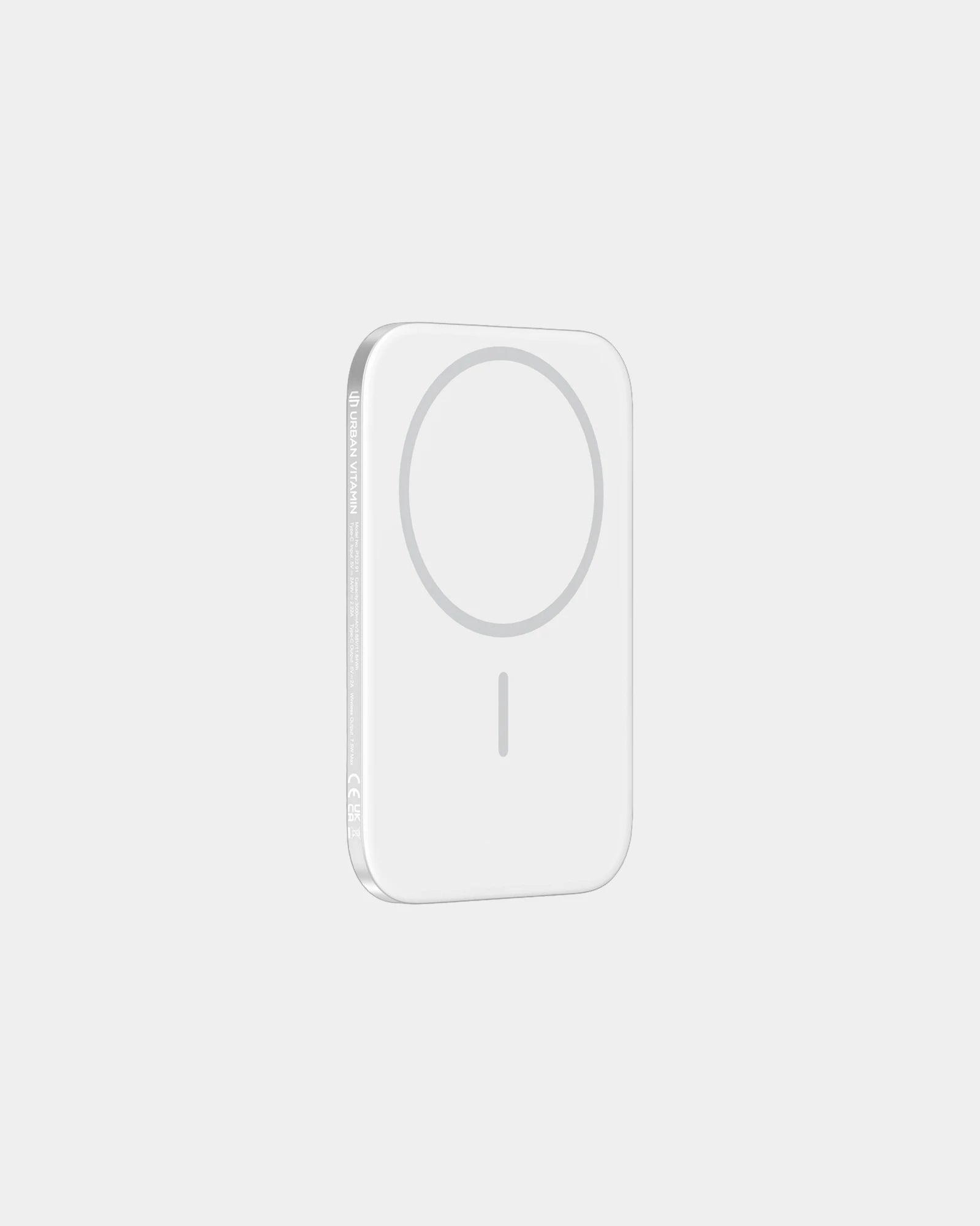 Powerbank 3000mAh Ultra dünn Urban Vitamin zum Personalisieren - Silber