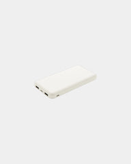 Powerbank 10.000 mAh ABS schwarz oder weiß zum Personalisieren - Weiß