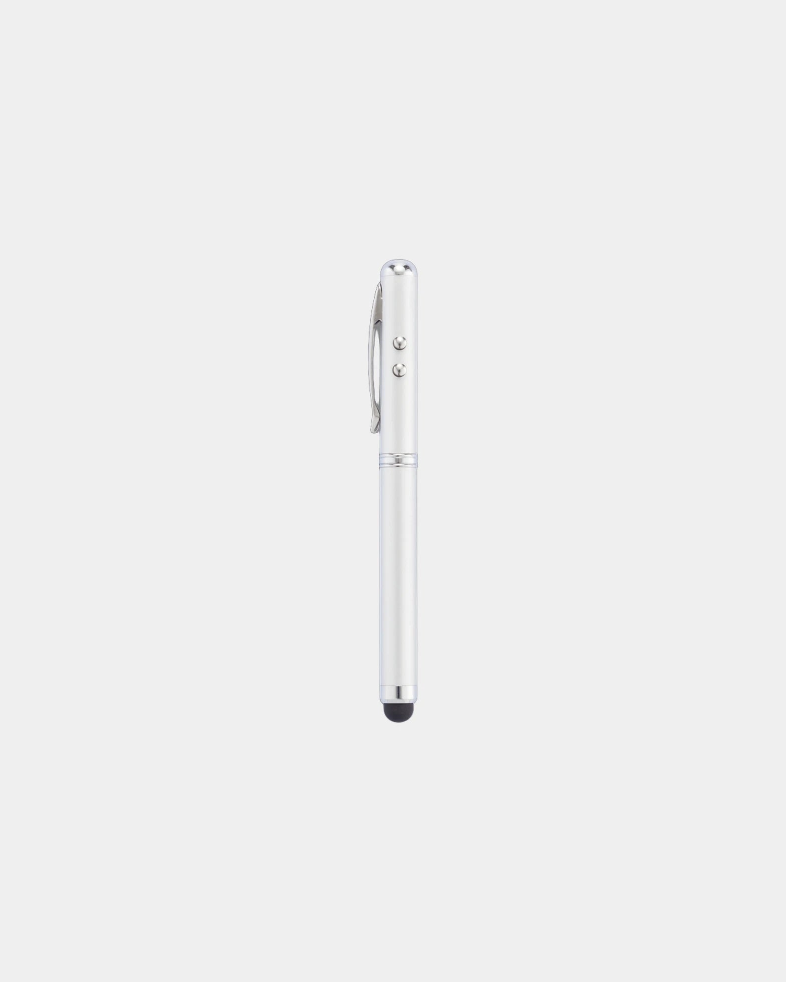 Stift Edelstahl 4 in 1 zum Personalisieren - Silber