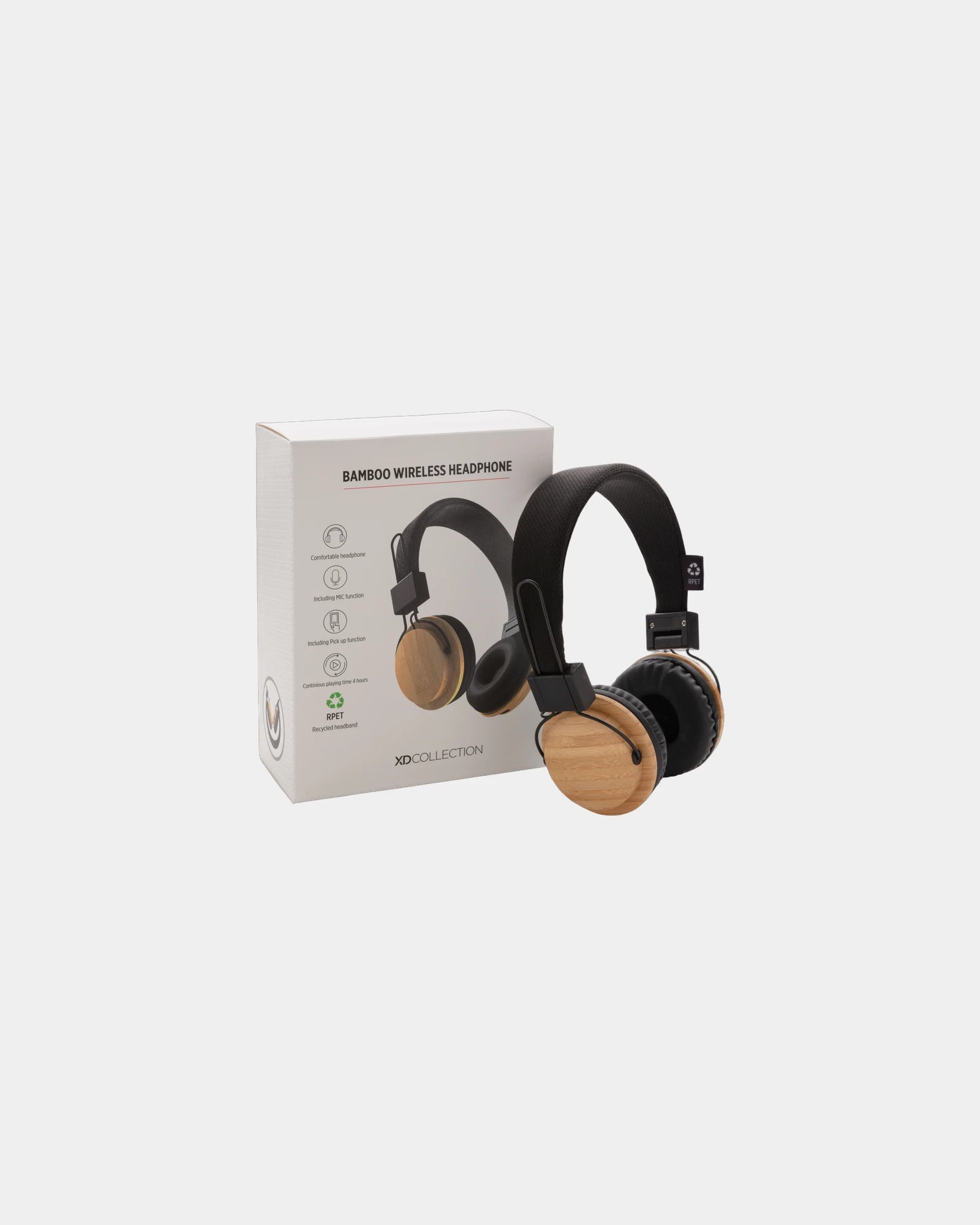Kopfhörer Bambus Bluetooth 5.0 zum Personalisieren - 7