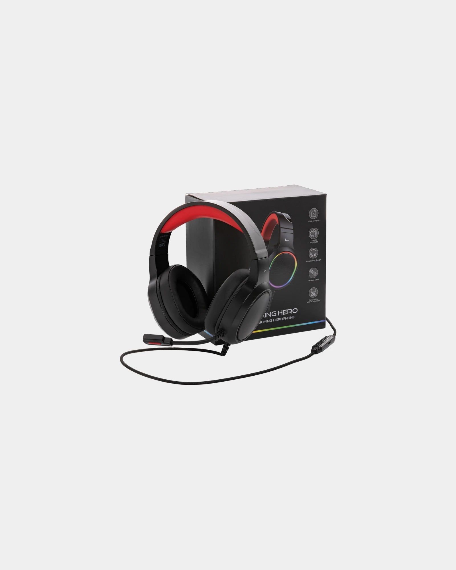 Kopfhörer RGB verstellbar Gaming Hero zum Personalisieren - 7