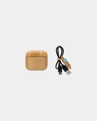 In-Ear-Kopfhörer recycelt ABS und FSC® Bambus zum Personalisieren - 1