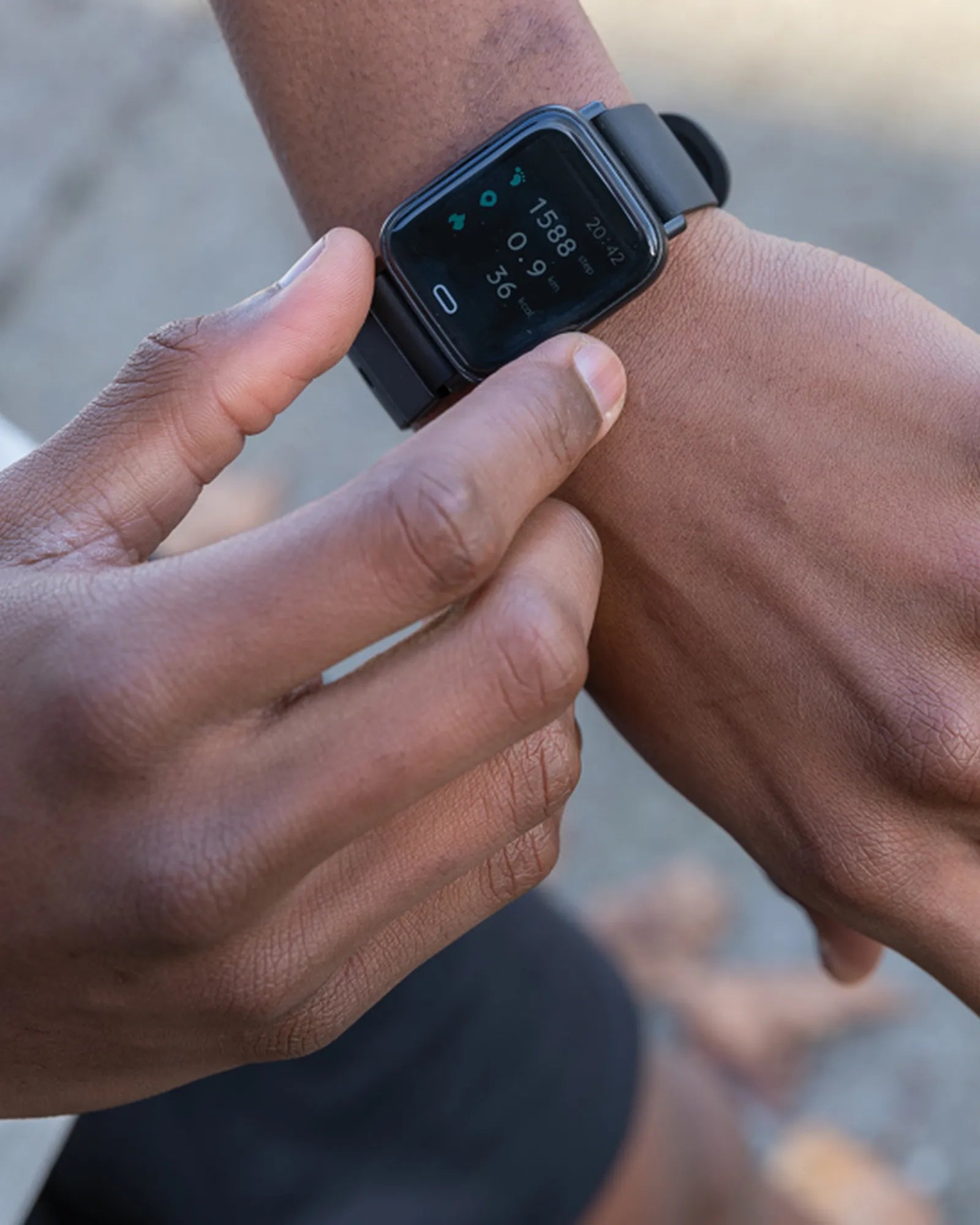Smartwatch TPU recycelt IPX5 zum Personalisieren - 8