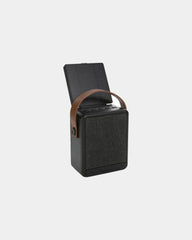Lautsprecher 12W Solar aus recyceltem Kunststoff zum Personalisieren
