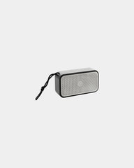 Hautsprecher 10W Aluminium recycelt Swiss Peak zum Personalisieren - Grau