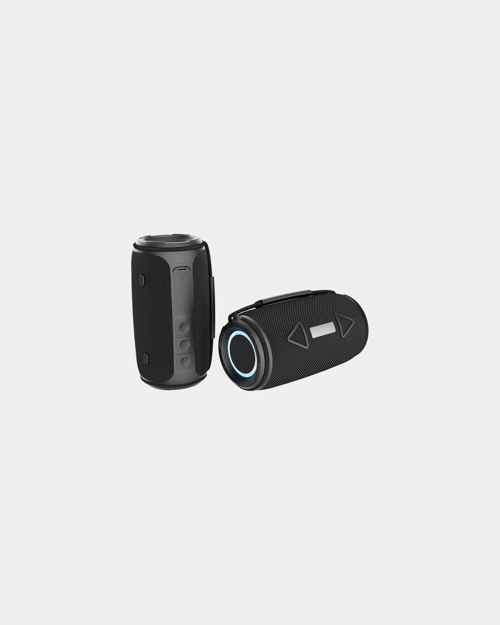 Hautsprecher 16W IPX4 aus recyceltem Kunststoff zum Personalisieren - Schwarz