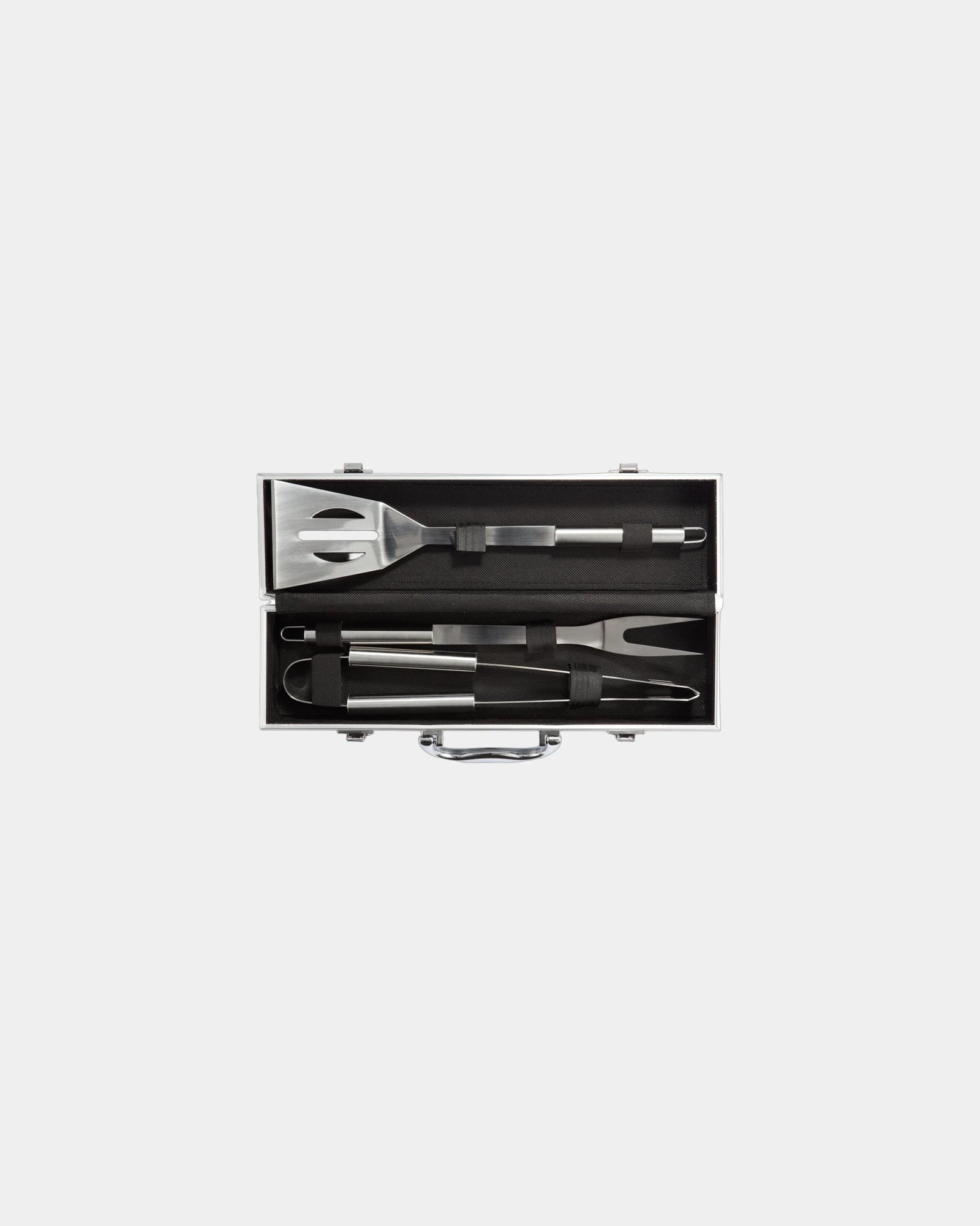 Set aus 3 Edelstahl-Barbecue-Zubehör zum Personalisieren - 2