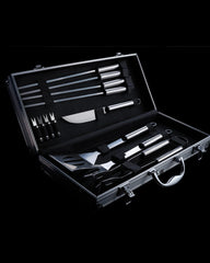 Set für BBQ 12-teilig Edelstahl zum Personalisieren - 3