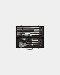 Set für BBQ 12-teilig Edelstahl zum Personalisieren - 1