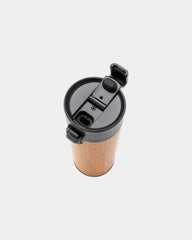 Trinkbecher Bambus Edelstahl 450ml zum Personalisieren - 7