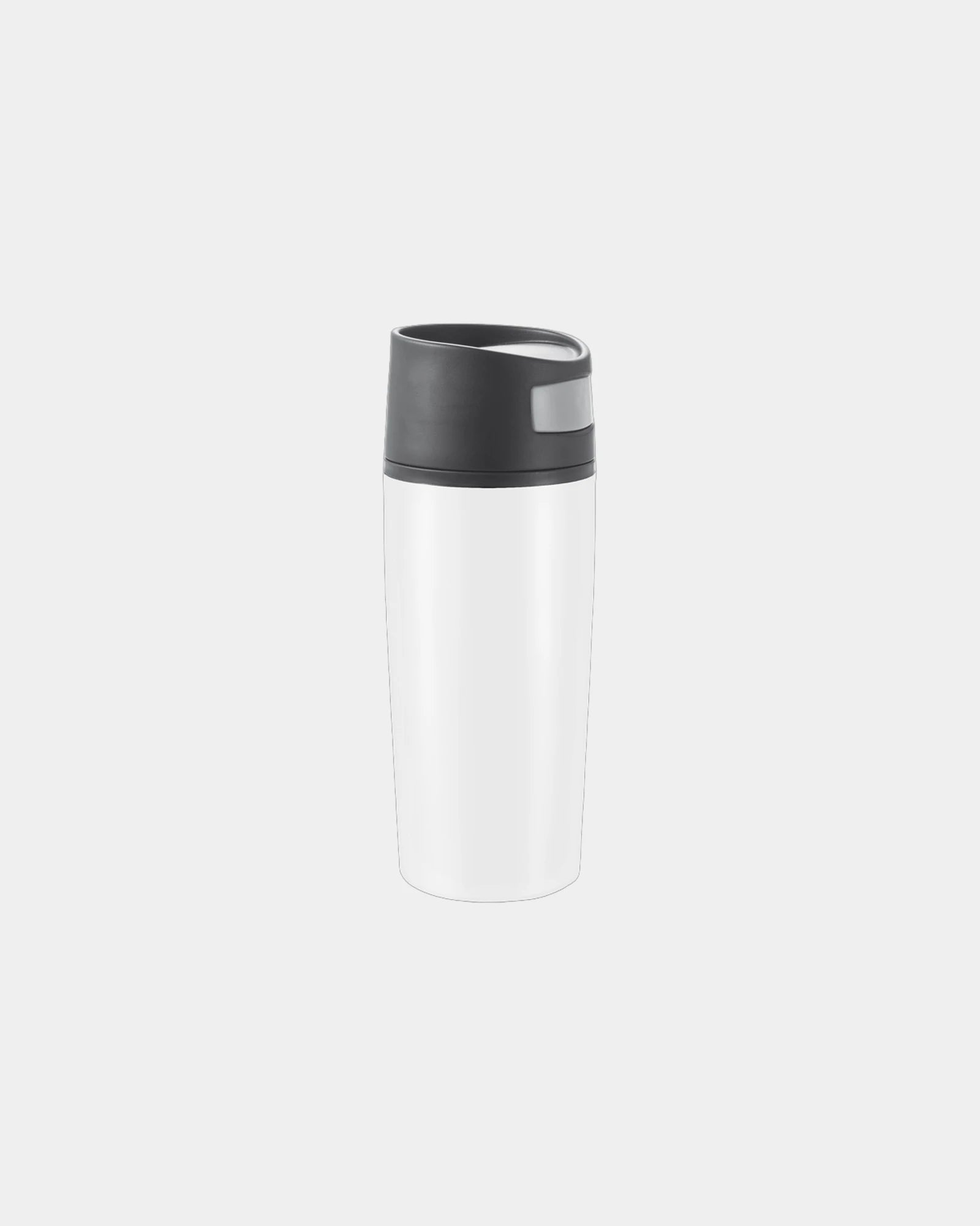 Mug Edelstahl 300ml schwarz zum Personalisieren - Weiß