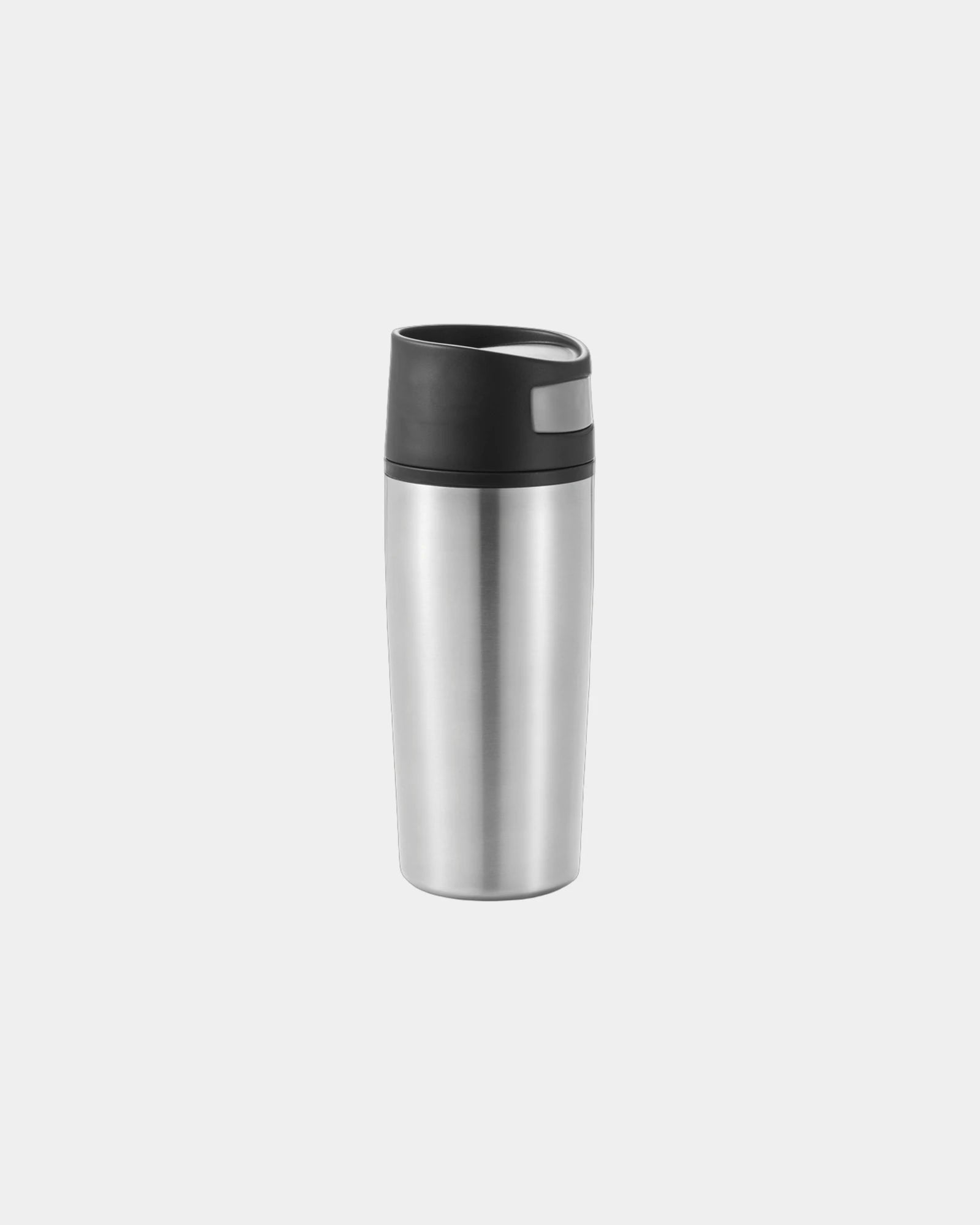 Mug Edelstahl 300ml schwarz zum Personalisieren - Silber