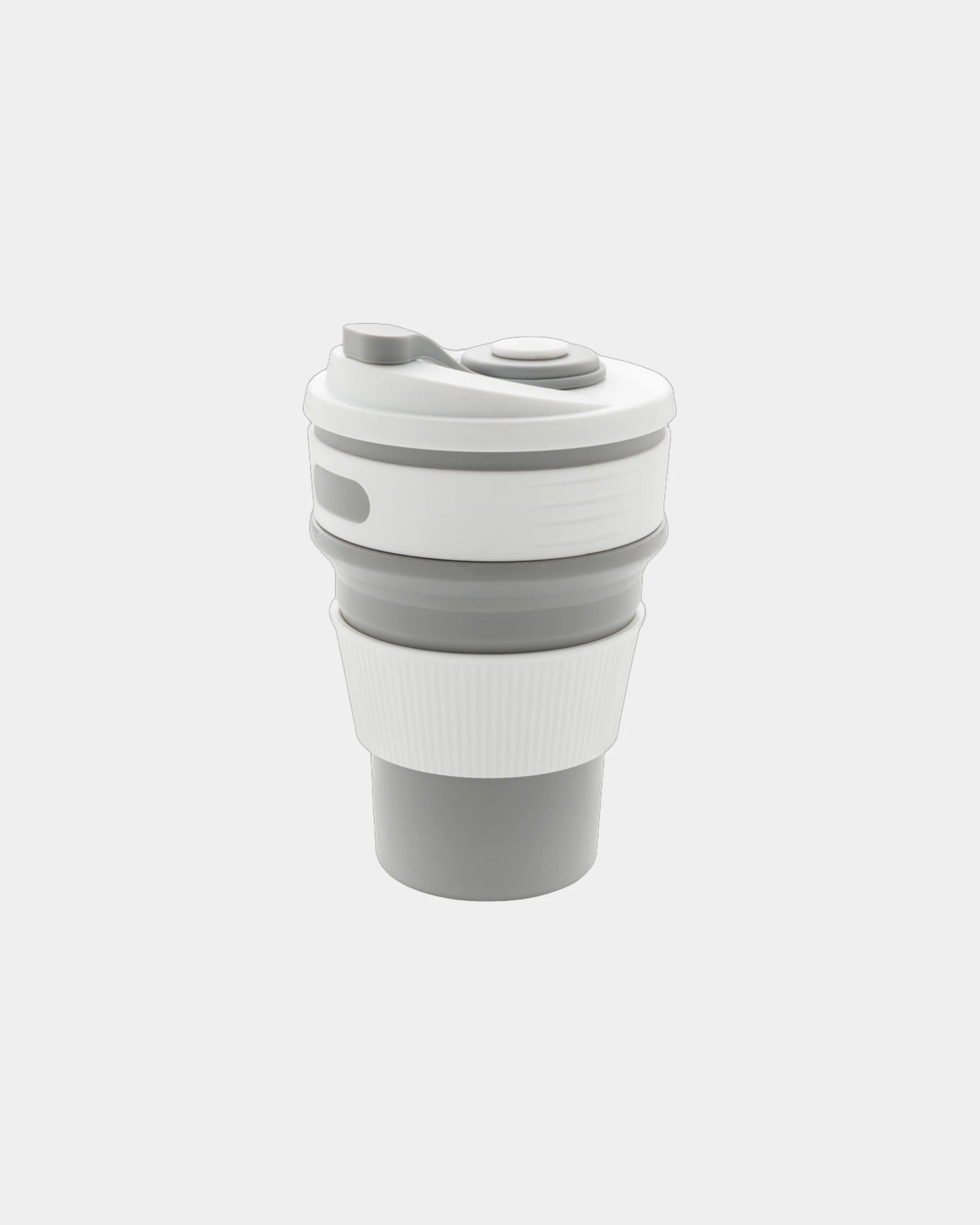 Mug 350ml silikon faltbar zum Personalisieren - Grau