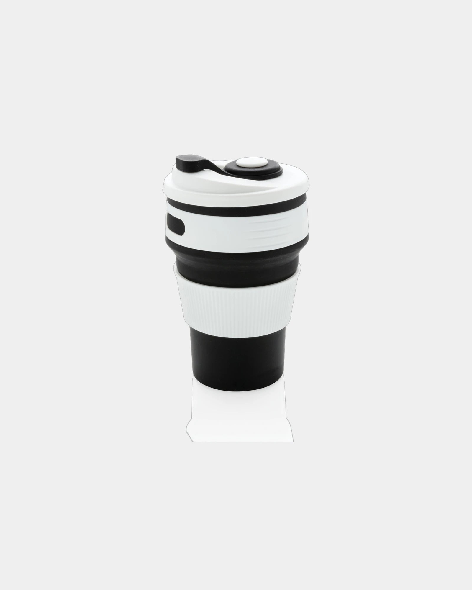 Mug 350ml silikon faltbar zum Personalisieren - Schwarz