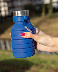 Wasserflasche silikon faltbar 550ml zum Personalisieren - 11