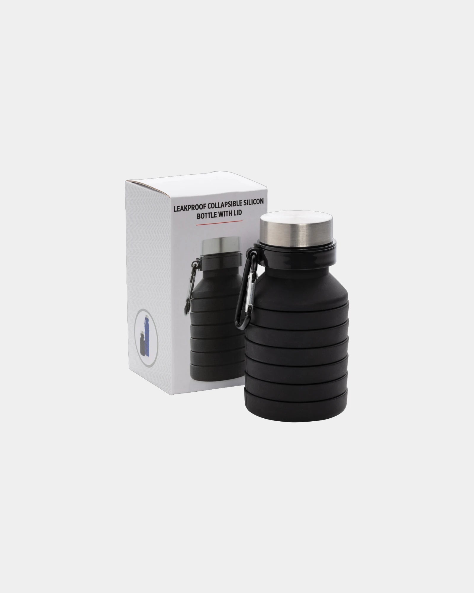 Wasserflasche silikon faltbar 550ml zum Personalisieren - 3