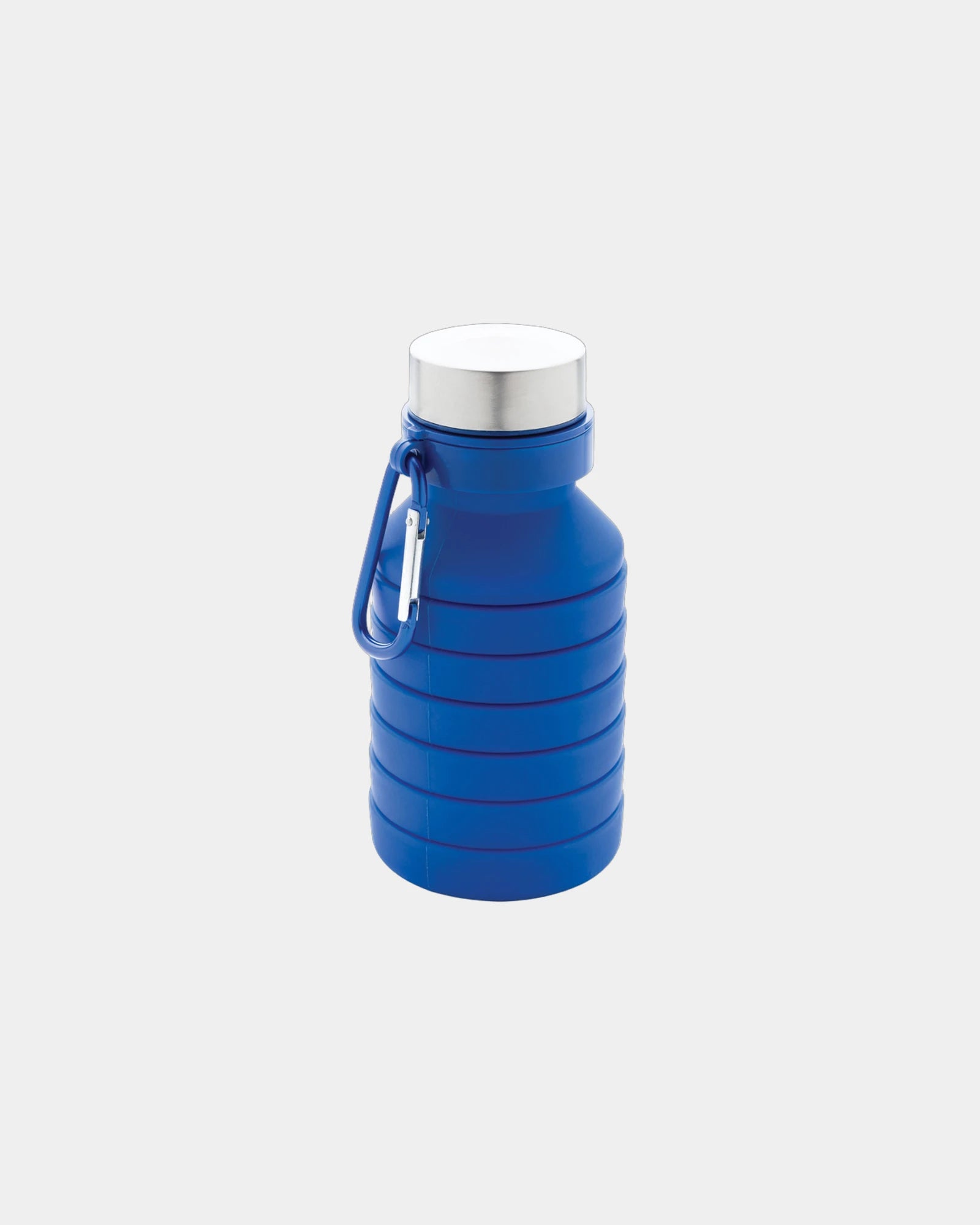 Wasserflasche silikon faltbar 550ml zum Personalisieren - Blau
