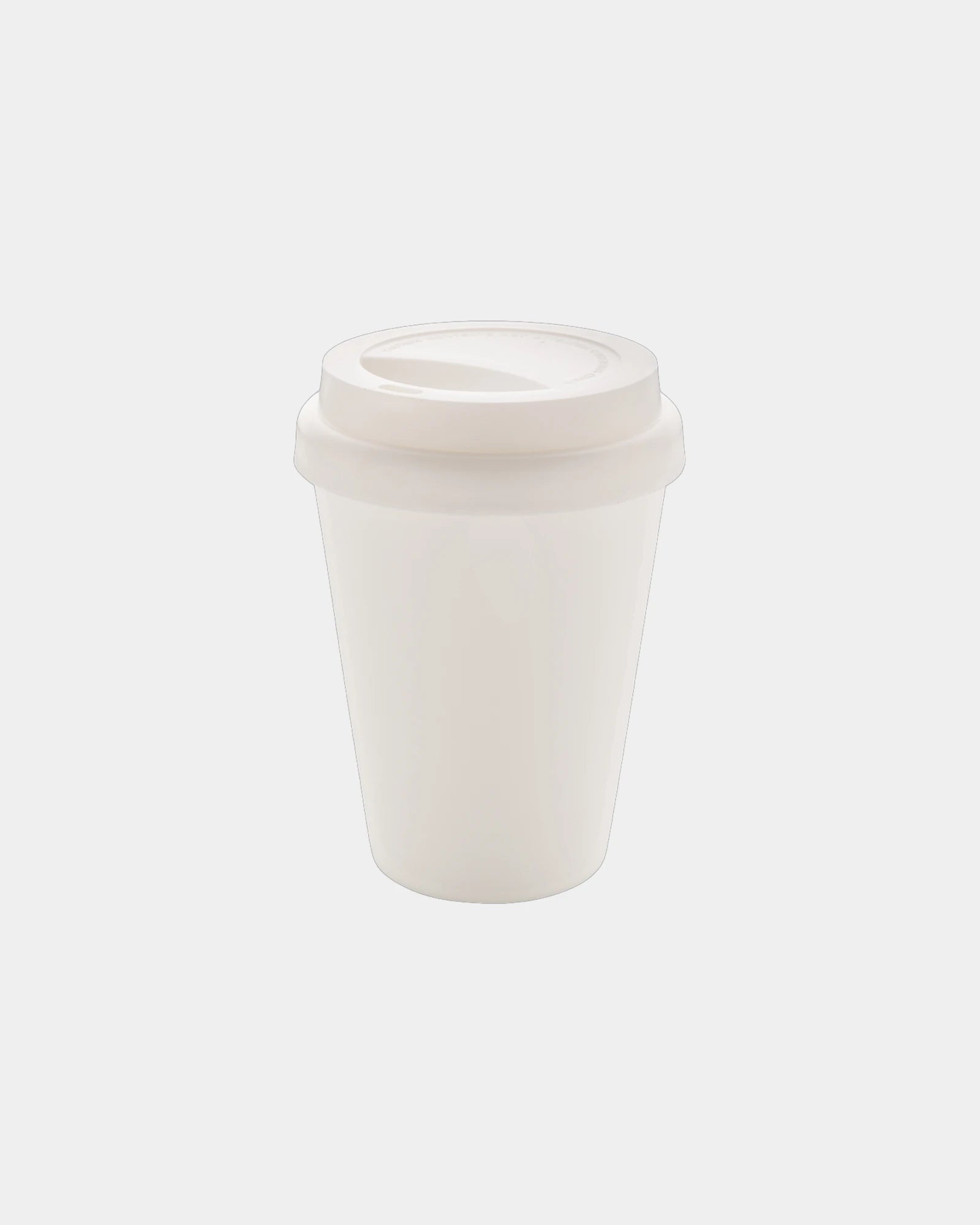 Mug PP recycelt doppelwandig 300ml zum Personalisieren - Weiß