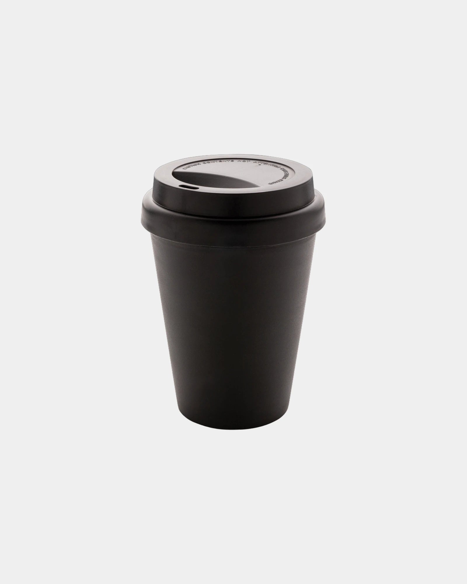 Mug PP recycelt doppelwandig 300ml zum Personalisieren - Schwarz