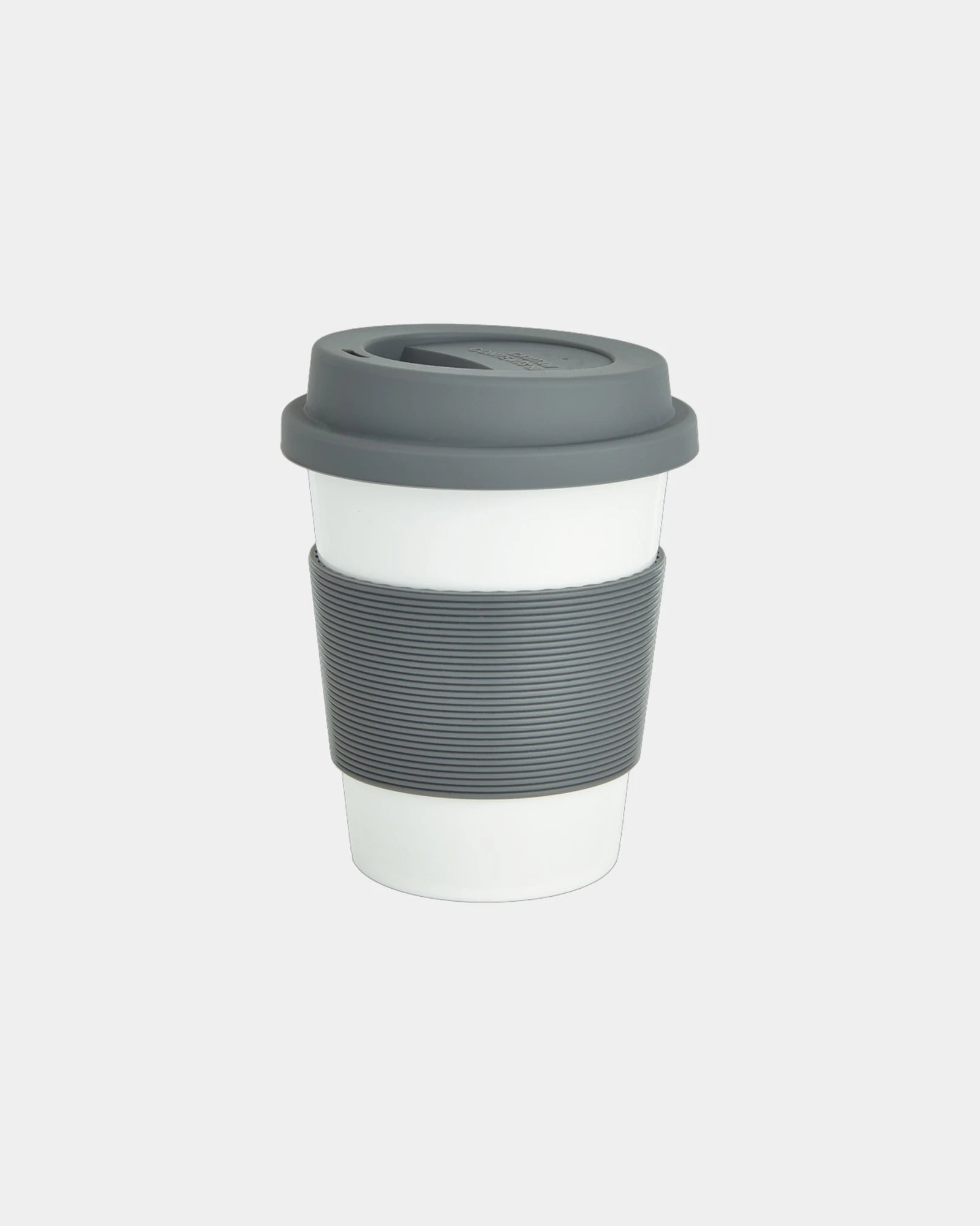 Tasse Kaffee PLA 350ml mit Silikon zum Personalisieren - Grau