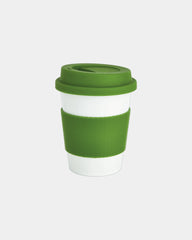 Tasse Kaffee PLA 350ml mit Silikon zum Personalisieren - Grün