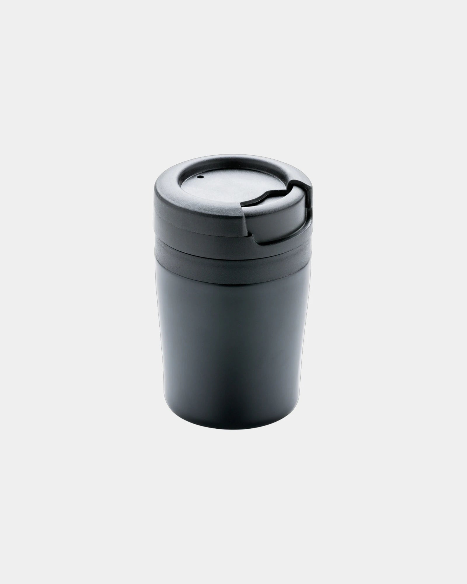 Tasse Coffee to go Edelstahl 160ml zum Personalisieren - Schwarz