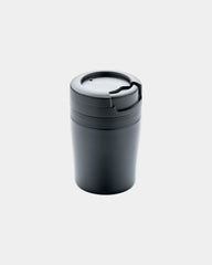 Tasse Coffee to go Edelstahl 160ml zum Personalisieren - Schwarz
