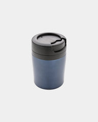 Tasse Coffee to go Edelstahl 160ml zum Personalisieren - Blau