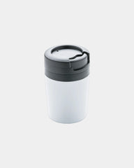 Tasse Coffee to go Edelstahl 160ml zum Personalisieren - Weiß