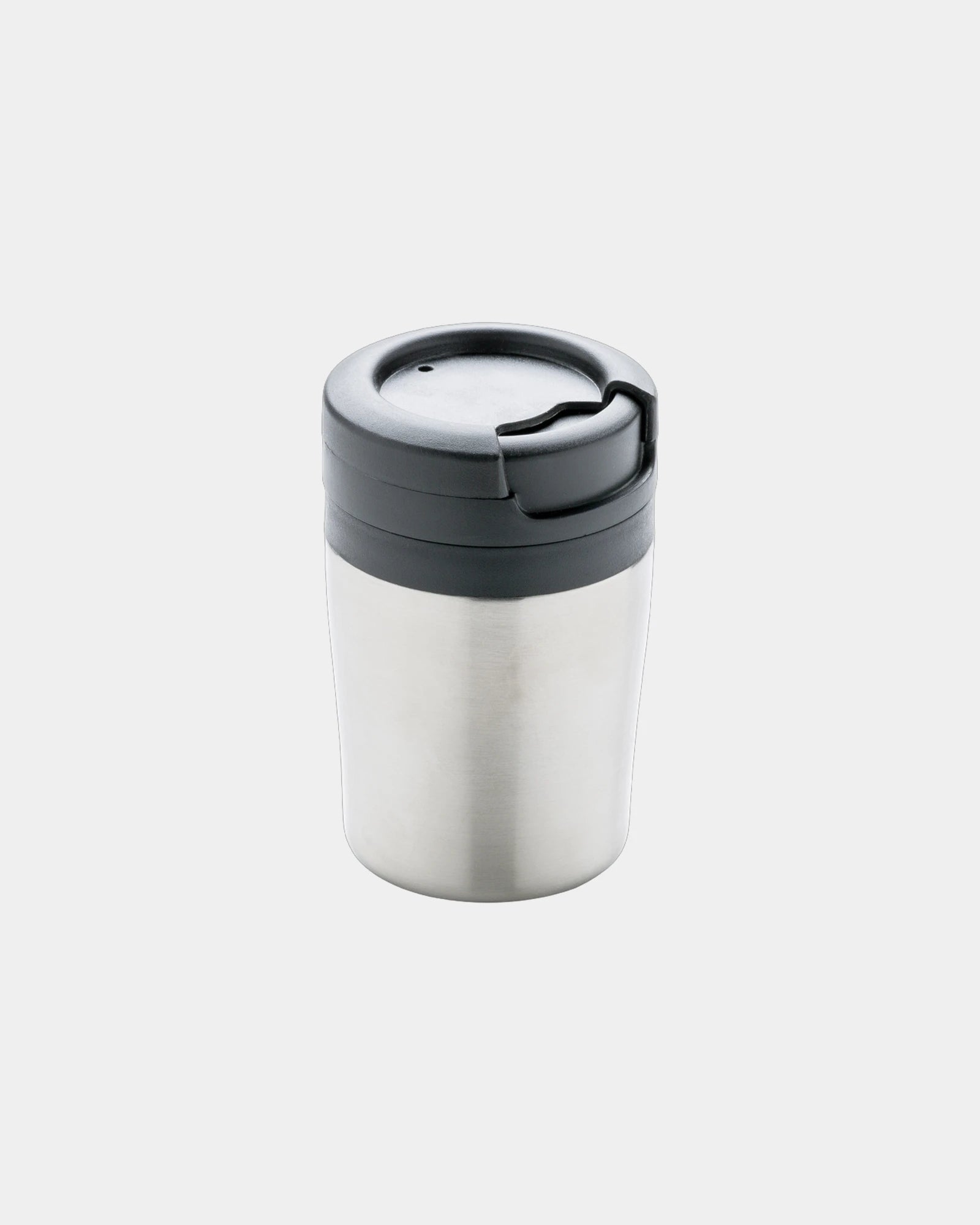 Tasse Coffee to go Edelstahl 160ml zum Personalisieren - Silber