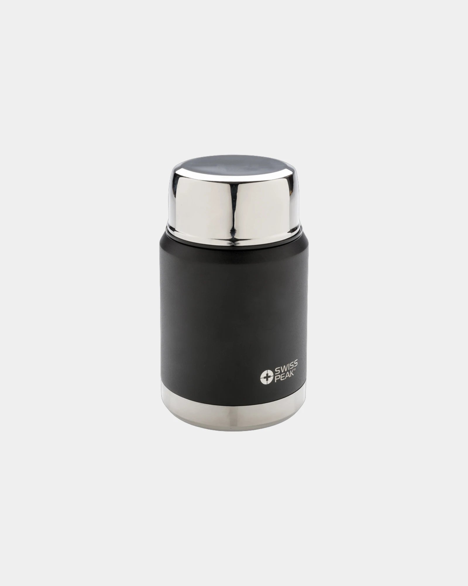 Edelstahl Lebensmittelbehälter Swiss Peak Elite 500ml zum Personalisieren - Schwarz
