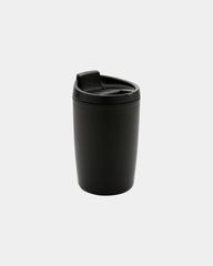 Mug PP recycelt GRS mit Klappdeckel zum Personalisieren - Schwarz