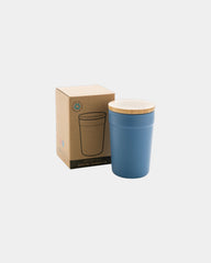 Mug 300ml PP recycelt mit Bambusdeckel zum Personalisieren - 6