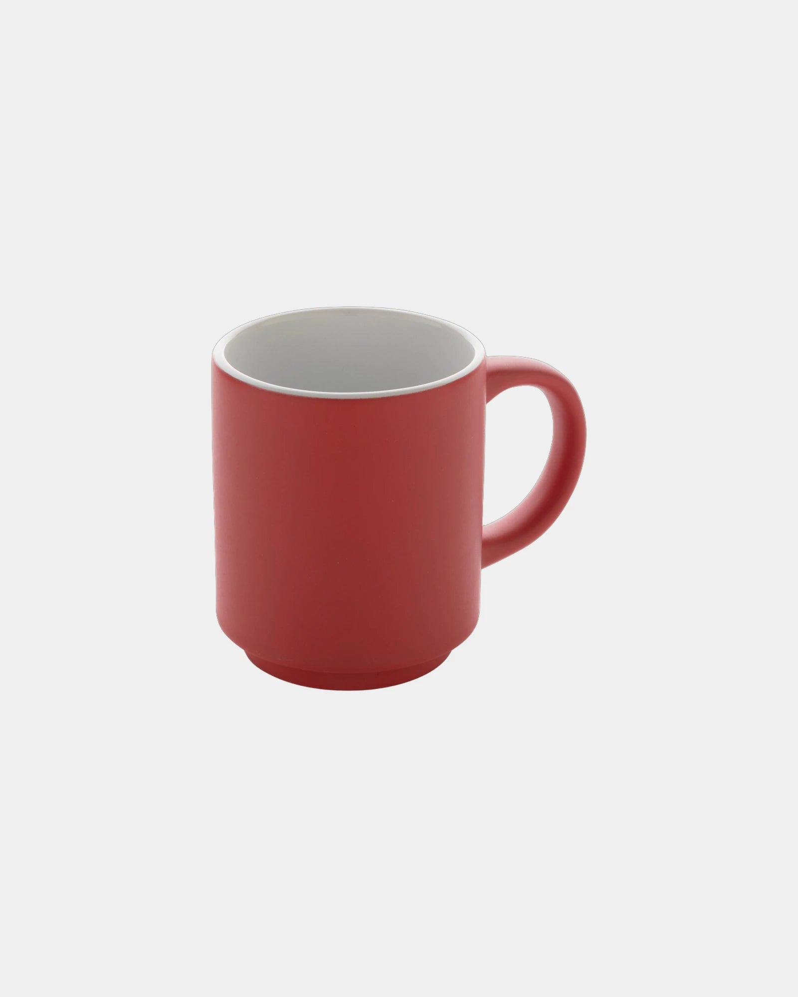 Mug 180ml stapelbar zum Bedrucken zum Personalisieren - Rot