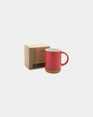 Becher 280ml Keramik mit Korkboden zum Personalisieren