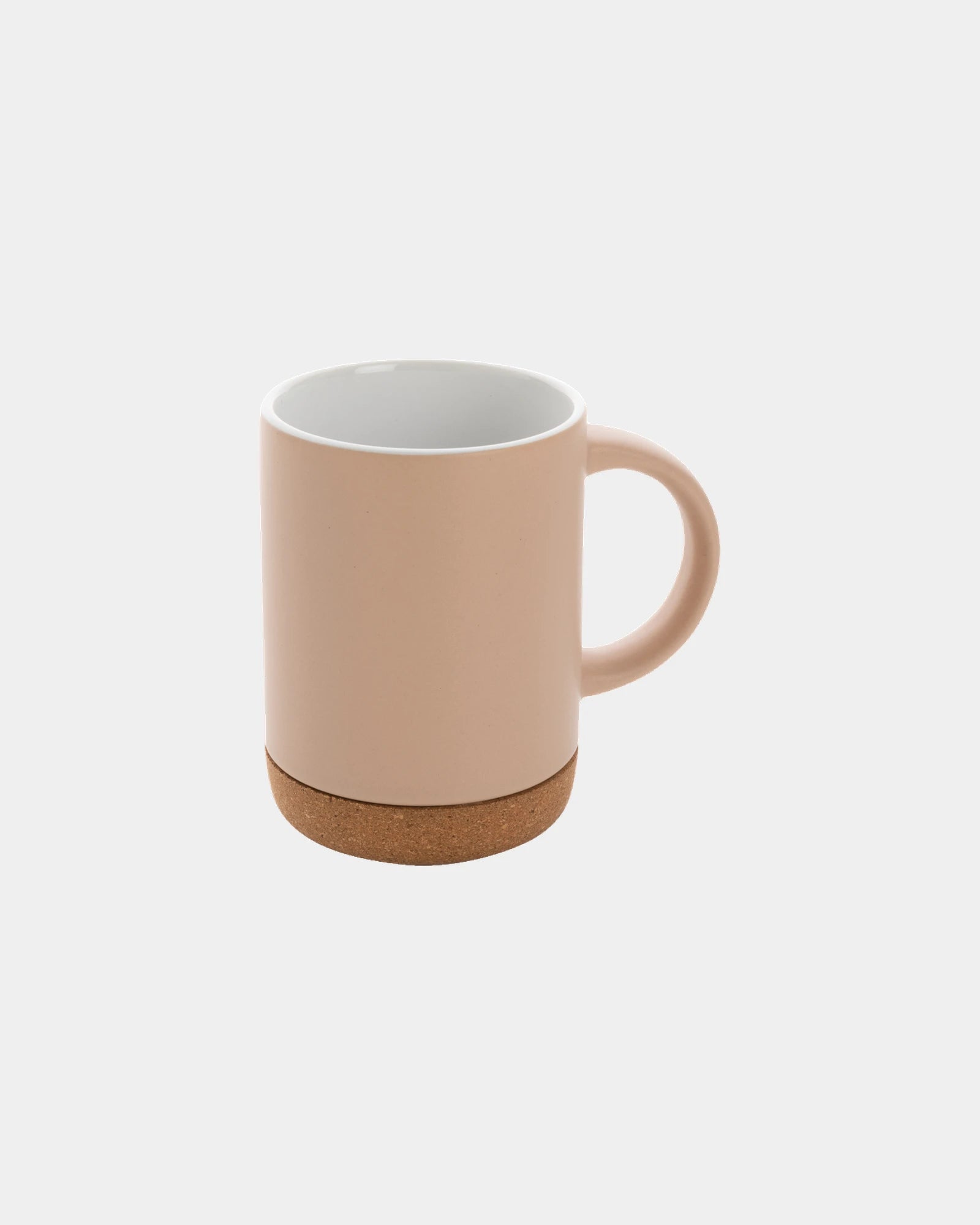 Becher 280ml Keramik mit Korkboden zum Personalisieren - Braun