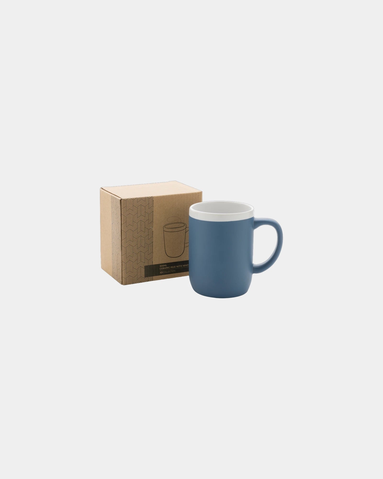 Mug 300ml Keramik mit weißem Rand zum Personalisieren - 9