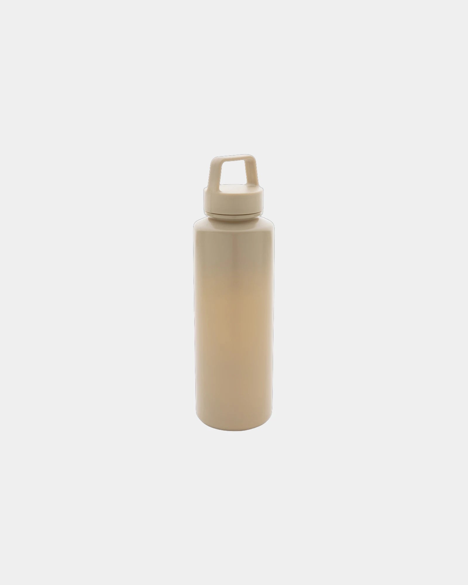 Bouteille 500ml PP recycelt mit Griff zum Personalisieren - Braun