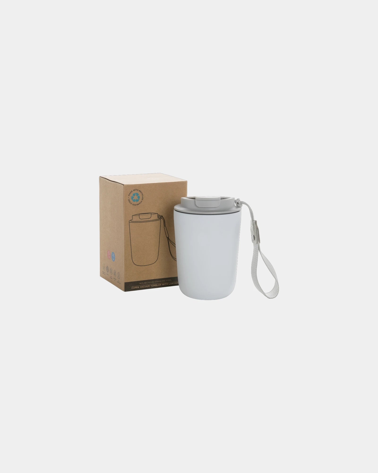 Mug 380ml Edelstahl recycelt Cuppa zum Personalisieren - 7