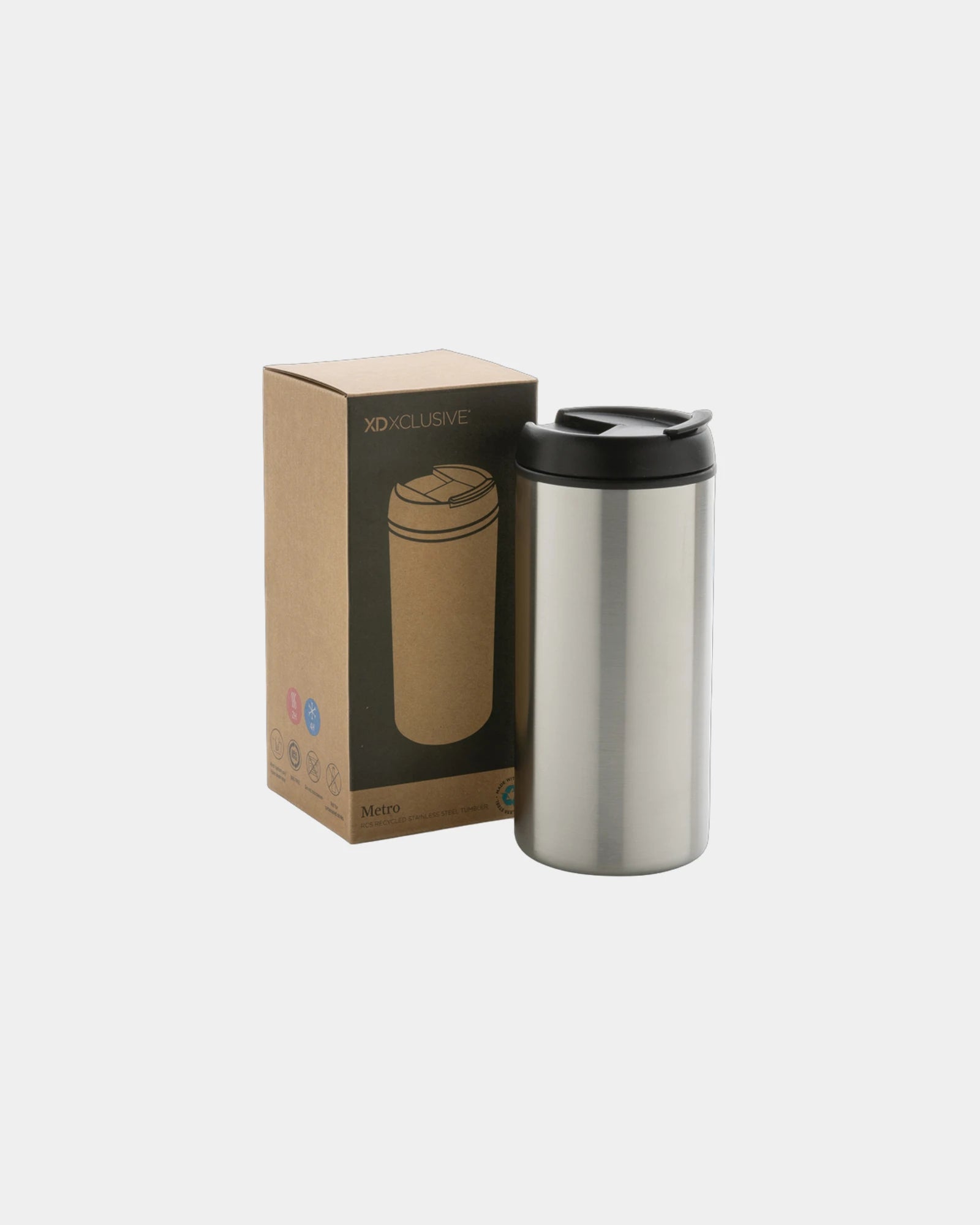Mug Edelstahl recycelt 300ml zum Personalisieren - 9