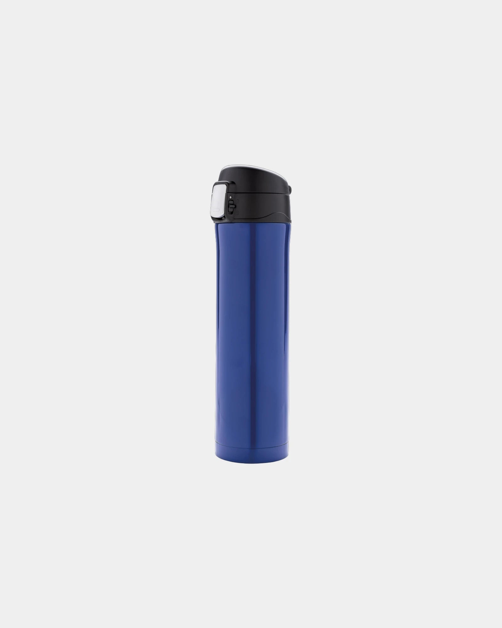 Isolierflasche Edelstahl recycelt 450ml personalisierbar zum Personalisieren - Blau