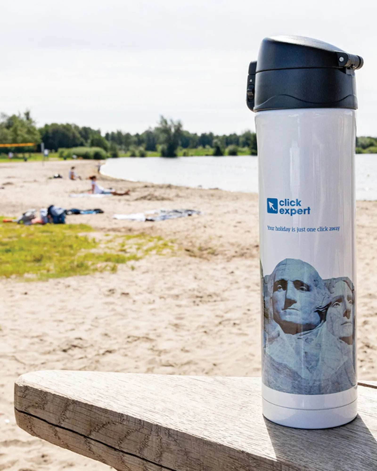 Isolierflasche Edelstahl recycelt 450ml personalisierbar zum Personalisieren - 18