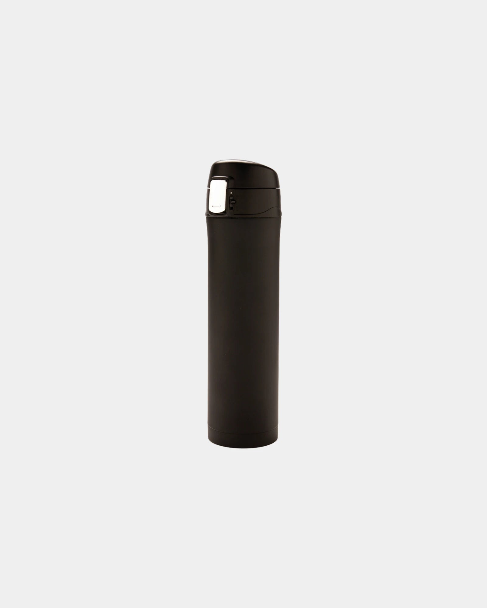 Isolierflasche Edelstahl recycelt 450ml personalisierbar zum Personalisieren - Schwarz