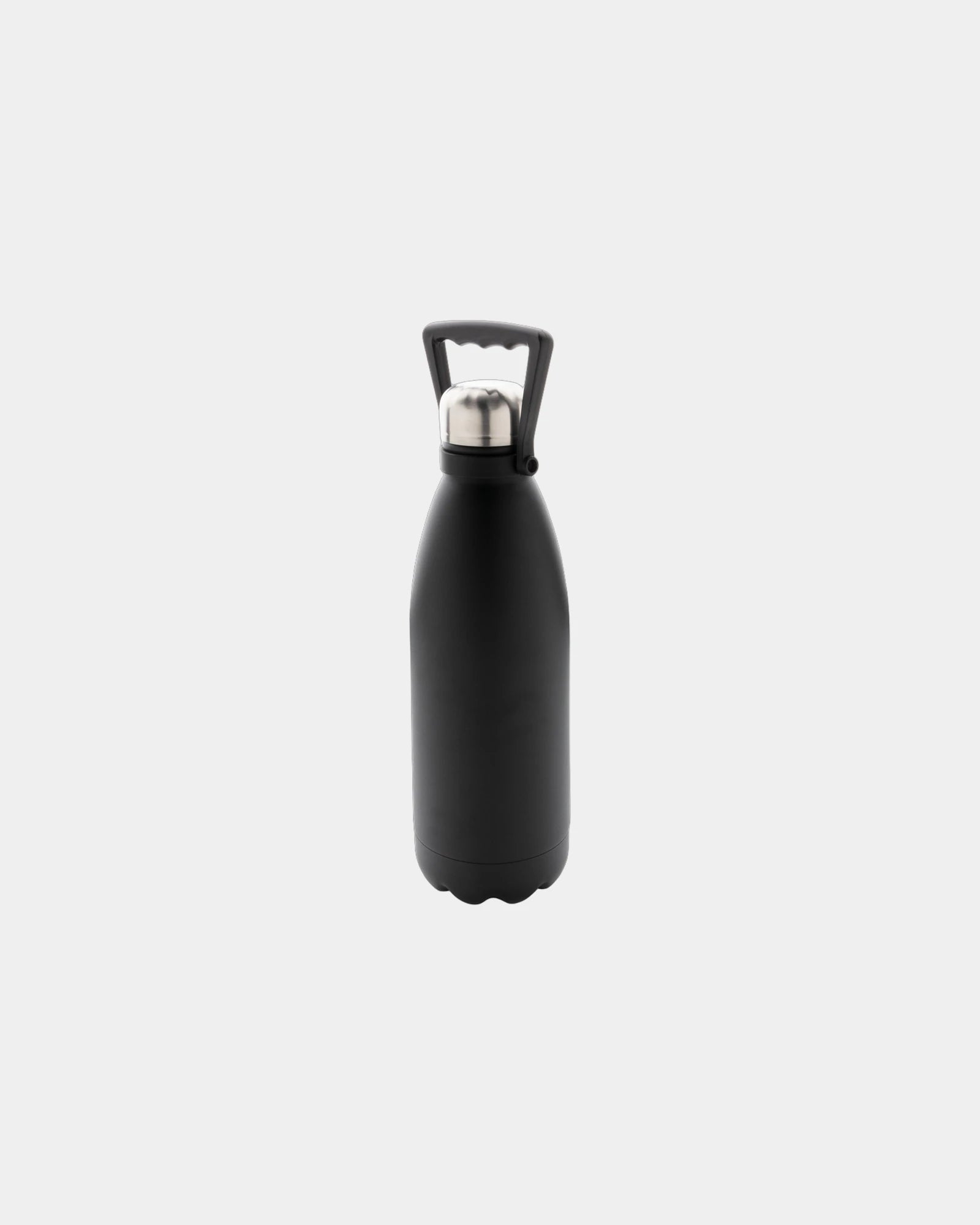 Isolierflasche Edelstahl recycelt 1,5L zum Personalisieren - Schwarz