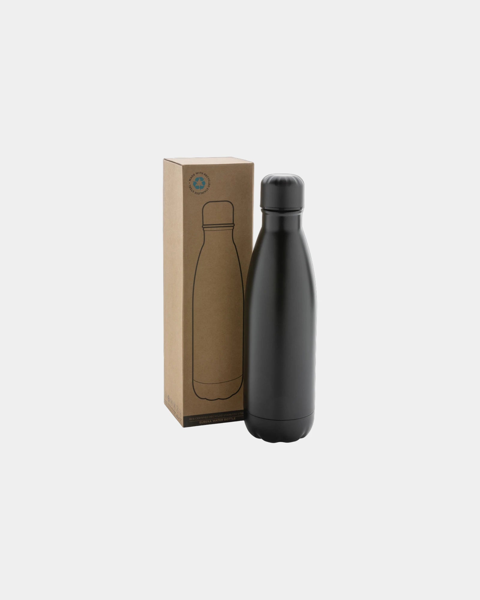 Trinkflasche Edelstahl recycelt 500ml zum Personalisieren - 3